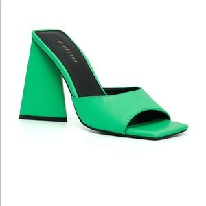 White Fox Boutique Mules, Sandals